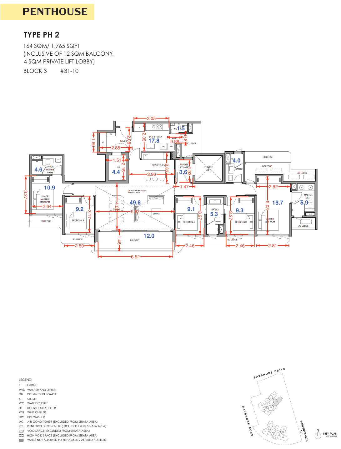 Penthouse 2 floor plan